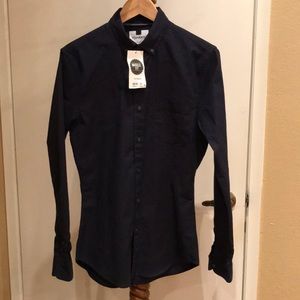 Top man long sleeve button up (Muscle Fit)